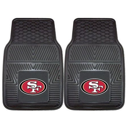 FANMATS San Francisco 49ers Car Mats Heavy Duty 2 Piece Vinyl 4610408902